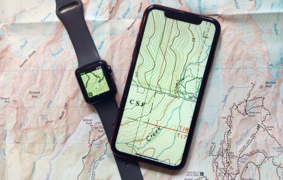 Mapping apps for iPhone and Watch